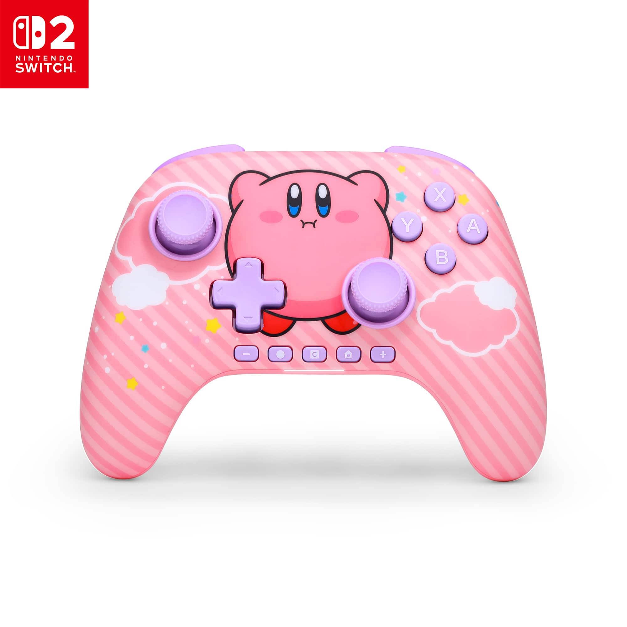 Nintendo switch controller wireless powera PowerA Kirby Puff Wireless Controller Rosa Nintendo Switch 2