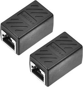 Ethernet cable extender Uxcell Rj45 Coupler Inline Connector Cat7 Cat6 Cat5e Extender 2pcs