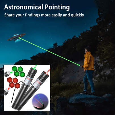 Shein Long-Range Flashlight Laser Pointer Rechargeable USB