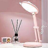Pink Cat Ear LED Desk Table Lamp