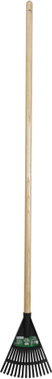 Leaf rake Expert Gardener 8-Inch Wood Poly Shrub Leaf Rake