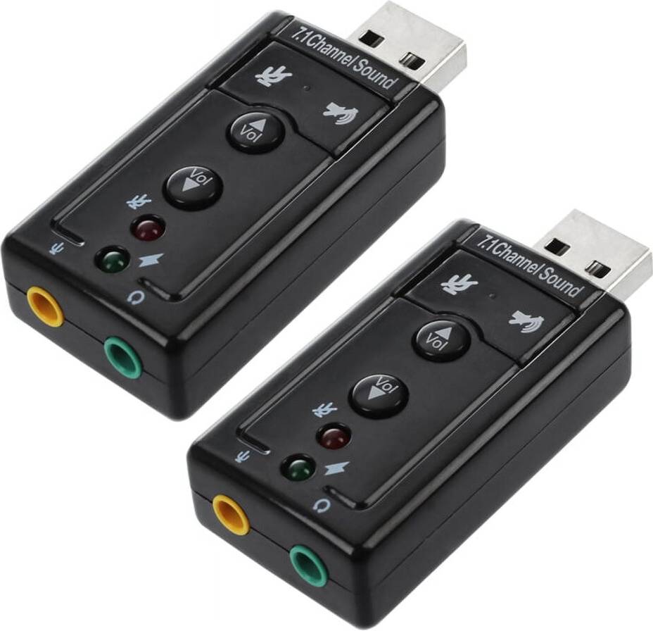 7.1 Channel USB External Sound Card Audio Adapter
