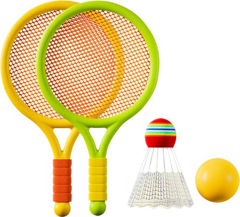Badminton Racket Yellow Green