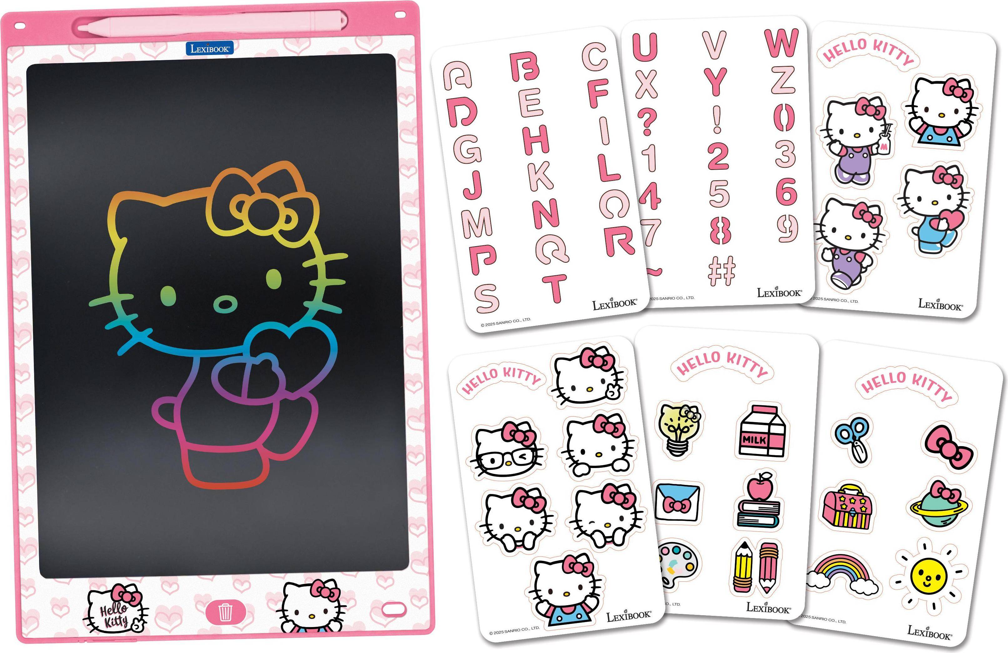 E ink tablet Lexibook Hello Kitty 11 Multicolour Learning Drawing E-Ink Tablet