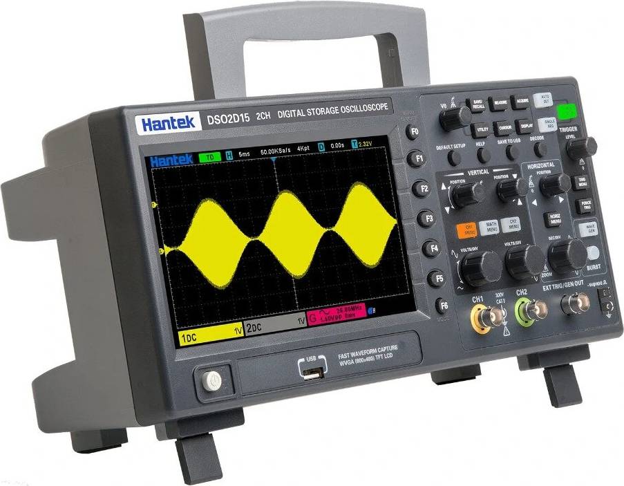 Hantek DSO2D15 Dual-Channel AFG Digital Storage Oscilloscope