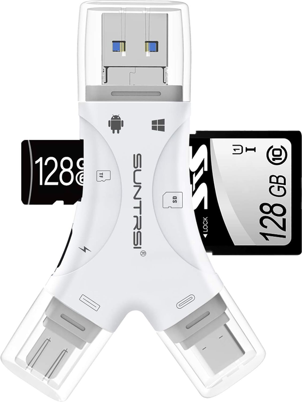 Sd card reader SUNTRSI 4 In1 Micro Sd Card Reader