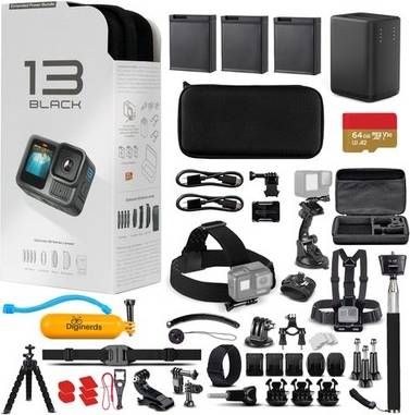Gopro camera price GoPro Hero13 Extended Power Bundle Waterproof Action Camera