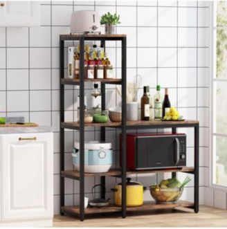 Tribesigns 5-Tier Kitchen Bakers Rack with Utility Storage Shelf