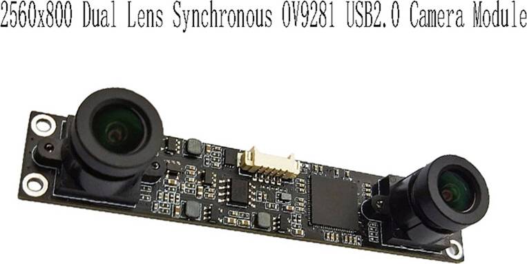 Tlily 2560x800 Dual Lens Synchronous OV9281 USB2.0 Camera Module