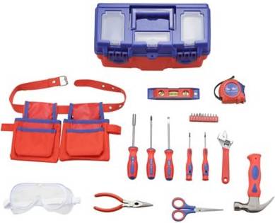 JobSmart 23 pc Mini Set Red Blue Tool Kit