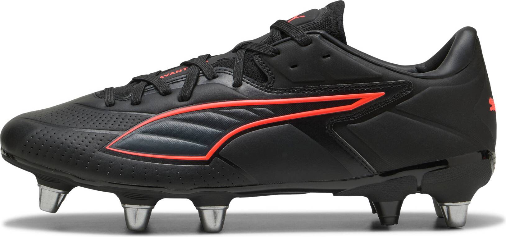 Puma Avant PRO II H8 Rugbyschoenen - Zwart/Grijs/Rood