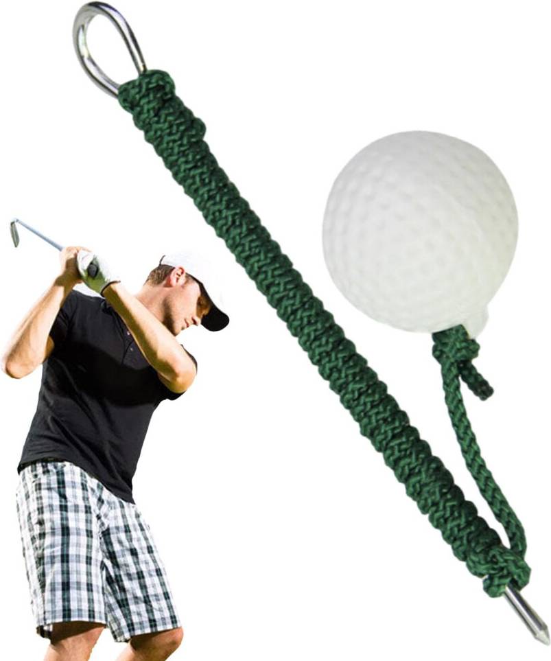 Golf Rope Swing Trainer with Ball Speed