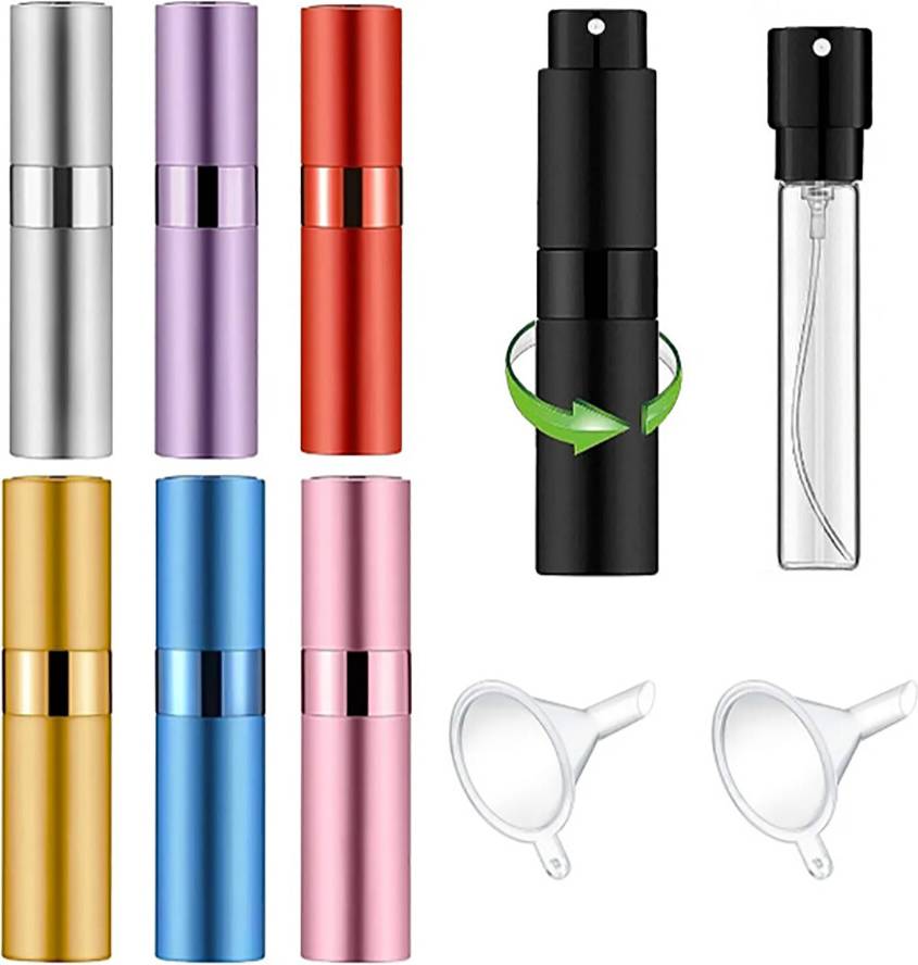 Fine Uniform Spray 8ML Mini Refillable Perfume Atomizer