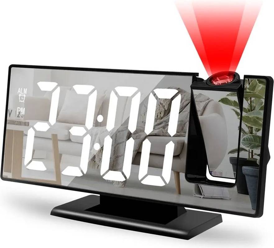 Projection alarm clock STC 8 Large Led Display Projection Clock