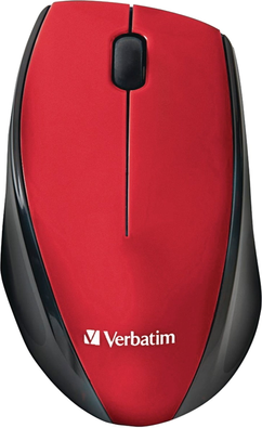 Verbatim Computer Mouse 3 Buttons - Red