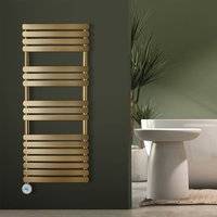 Gold towel radiator Eden Rovente 1200W Electric Towel Radiator