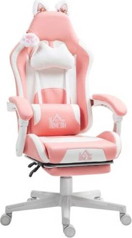 Homcom Cat Ear Paw Reclining Chair