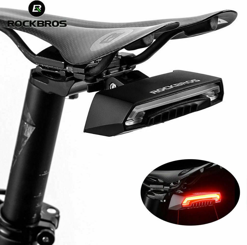 Rockbros Bicycle Rear Light with Saddle Fitting and Remote Control LKWD-R1