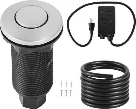 Sink garbage disposal VEVOR Garbage Disposal Air Switch Kit 3.5 Inch