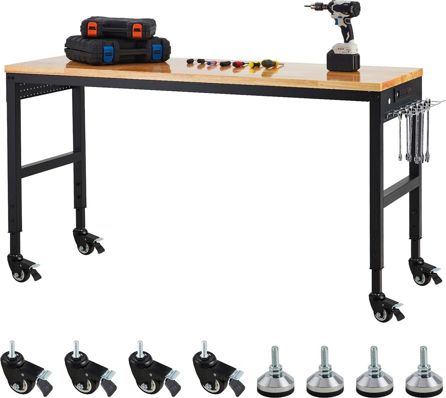 Workbench Garvee Adjustable Workbench 75 x 25 Inches