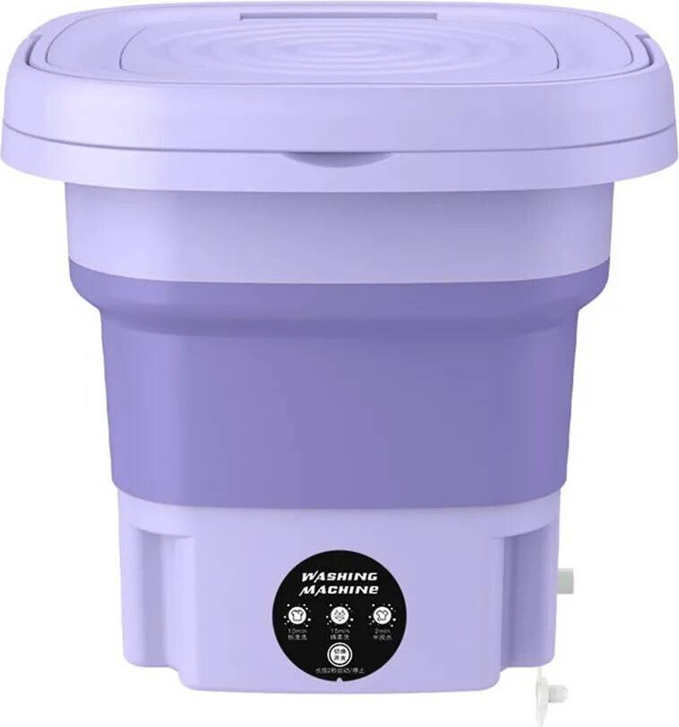 Purple Portable Mini Foldable Washing Machine
