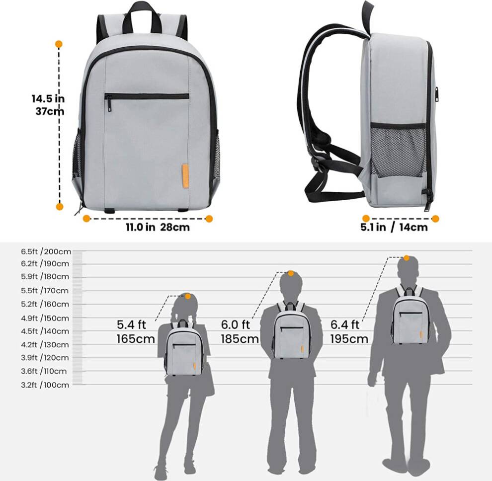 Waterproof Camera Backpack for DSLR SLR Mirrorless