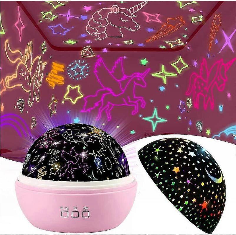 Star projector 2 In 1 Star Projector Rotating Night Light Natlampe