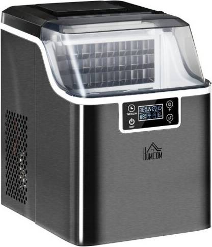 Homcom 3.2L Compact Ice Machine Black