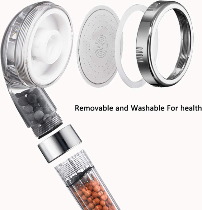 Filtered Shower Head 3 Spray Modes