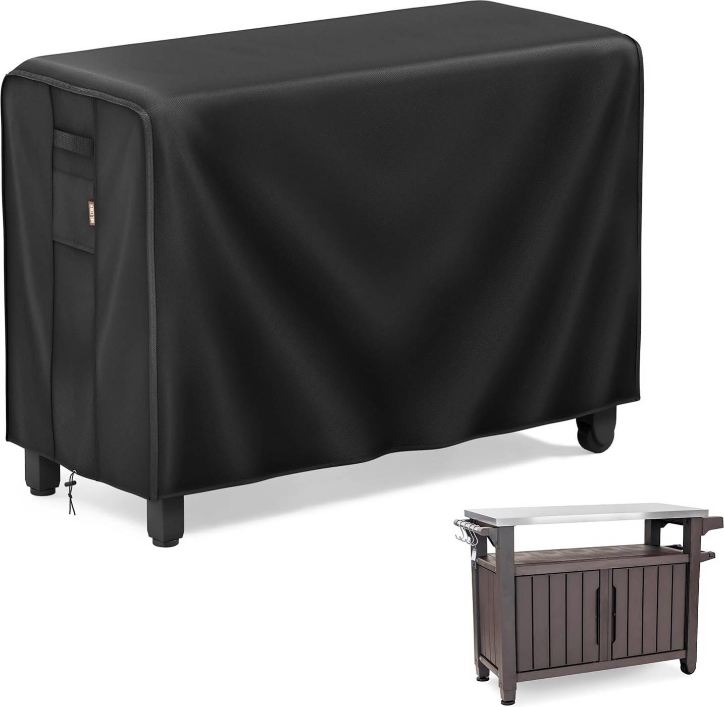Keter garden storage Outdoor Prep Table Cover 52 Inch Keter Unity XL