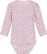 Minymo Body Ls Aop Rib - Pink