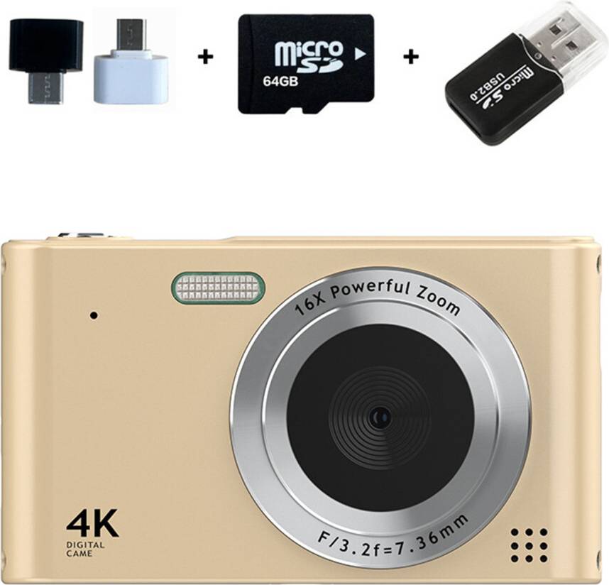 Compact Portable Digital Camera 4K UHD