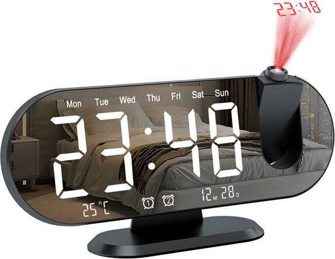 Melitt LED Digital Clock Projection Support