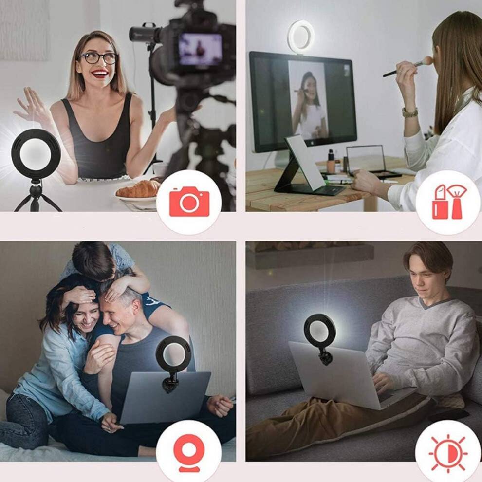 Adjustable Brightness Compact Ring Light