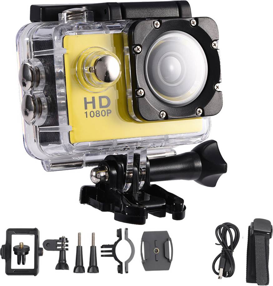 Mini Waterproof Action Camera Yellow