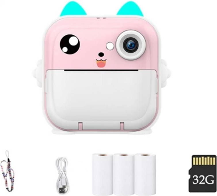 Exogio Kids Photo Camera 2.4 Inch IPS Screen