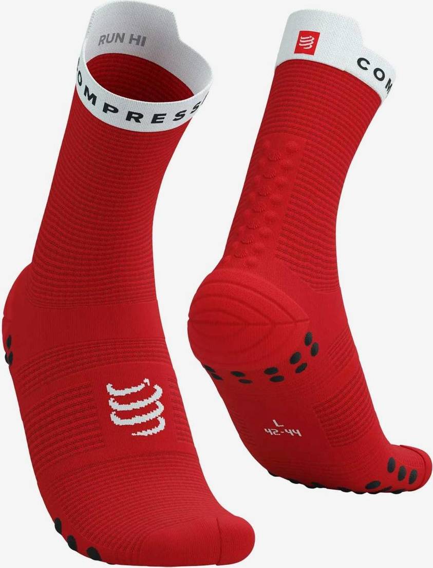 Pro Racing V4.0 Run High Socks - Red White