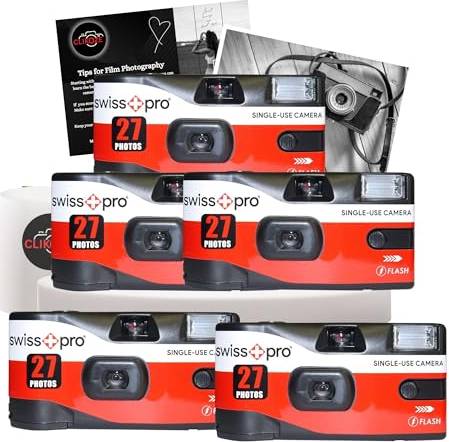 Swiss pro Disposable Camera Bundle Swiss Pro 5 Pack