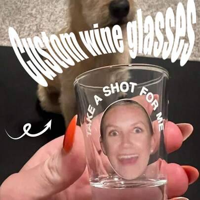 Shein Customized Photo Shot Glass