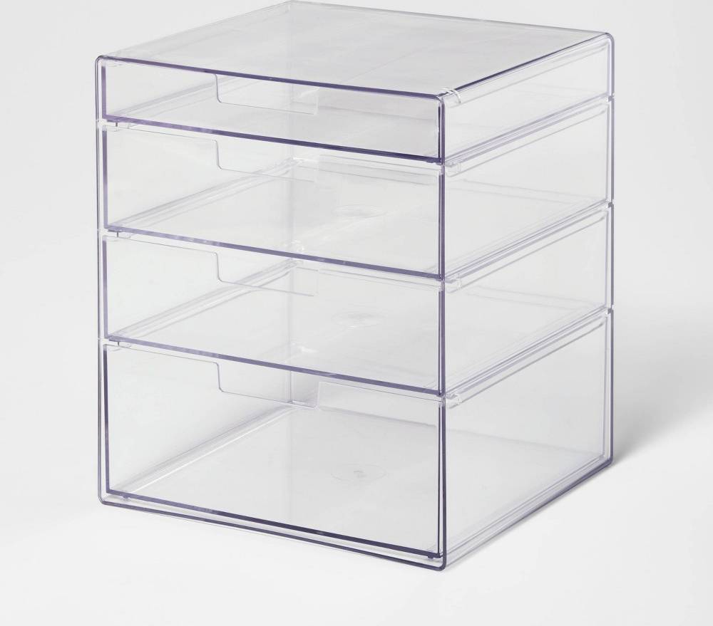 Makeup storage organizer Brightroom 4 Drawer Stackable Countertop Organizer