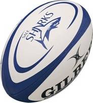 Gilbert Rugbybal Midi Sale Sharks Wit