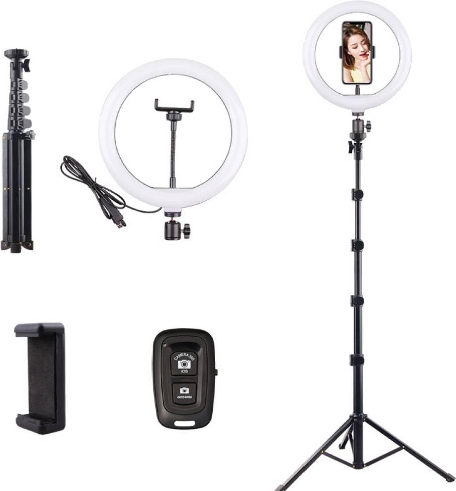 Selfie Ringlys Professionel Makeup Fotografering