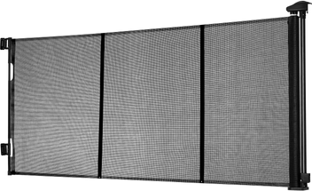 Retractable baby gate KffKff Retractable Baby Gate Expands 31.3 Inches