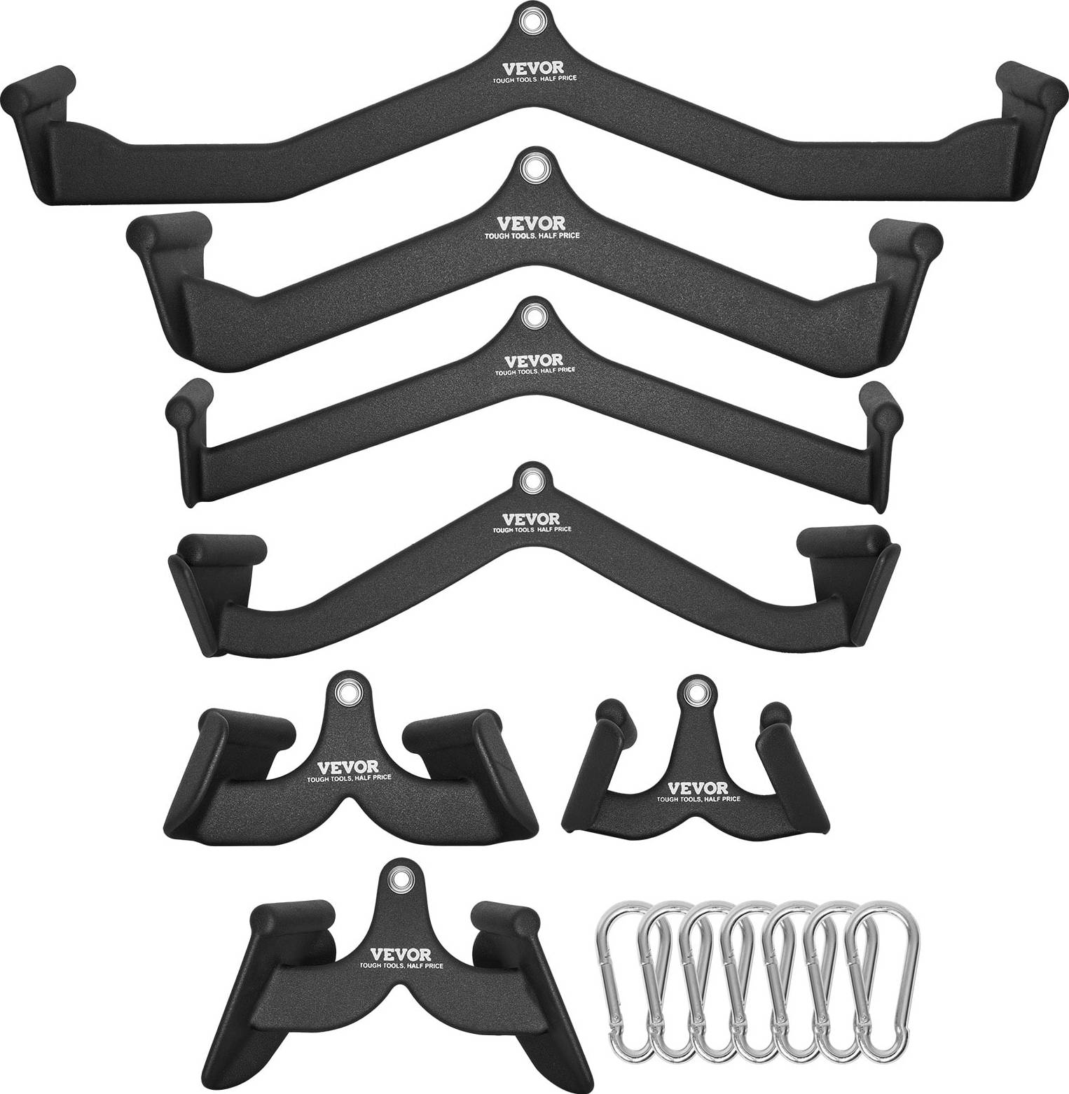Cable machine VEVOR Lat Pulldown Attachments Cable Machine Rowing T-bar Set
