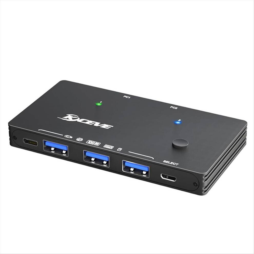 Typecat USB 3.0 Switch 10Gbps 2 Input 4 Output