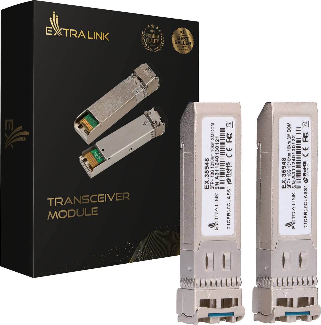 10g sfp Extralink SFP+ 10G 2-Pack Modul