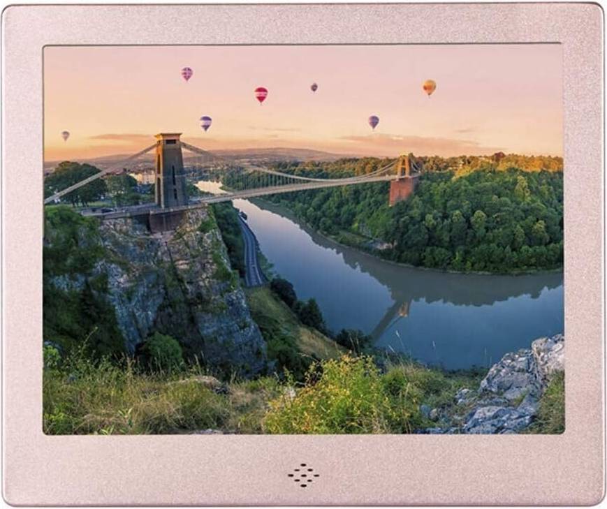 Rose Gold HD Digital Photo Frame Video Machine