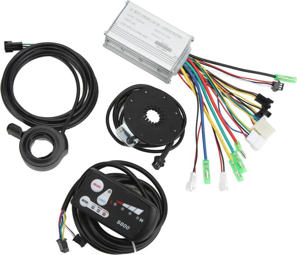Electric Bike Conversion Kit 15A Controller LED S800