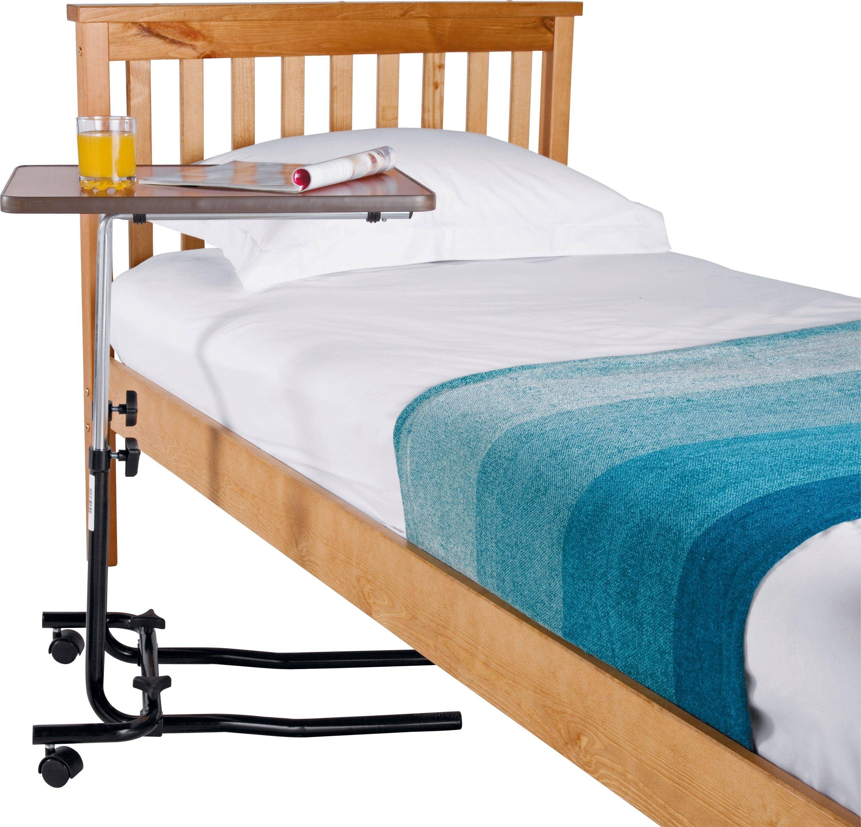 Adjustable Overbed with Tilt Table