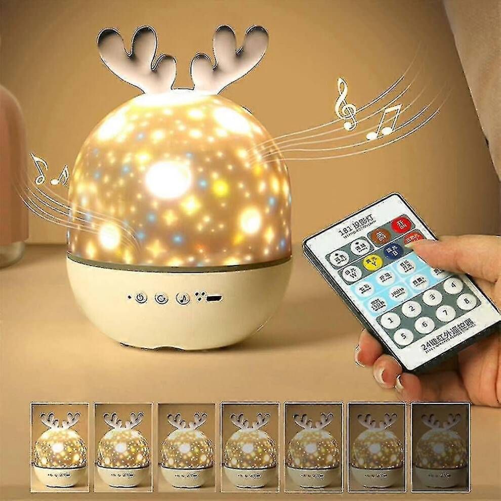 Baby light projector Kikidex Baby Projector Led 360 Rotation Night Light